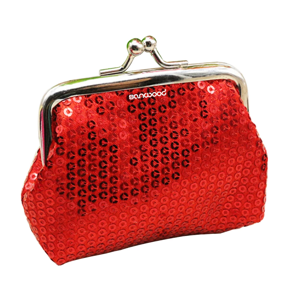 Кошельки Женский кошелек для монет Детский Детские бумажники блестящий клатч с