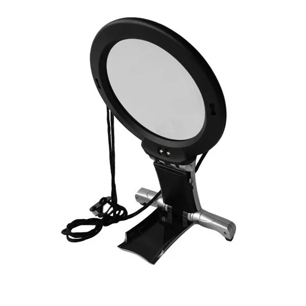 2.25X 5X Hands Free подвесное настольное двойное увеличительное стекло с подсветкой