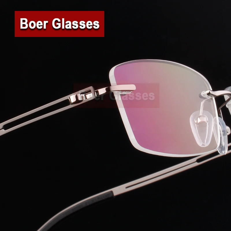 Мужские оправы для очков из нержавеющей стали очки без близорукости оптические