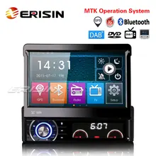 Erisin ES6590KD 1 Din 7 дюймовая Wince 6,0 автомобильная аудиосистема DVD GPS плеер радио DAB + система