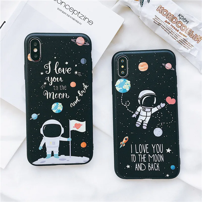 Для iphone х чехол для 8 7 Обложка Силиконовые Мягкий милый мультфильм телефона 6 6s