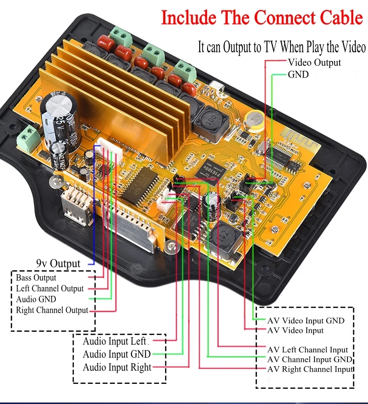 TPA3116 50wx2 + 100 Вт 2 1 сабвуфер цифровой усилитель Bluetooth аудио видео DTS FLAC APE WAV MP3 декодер