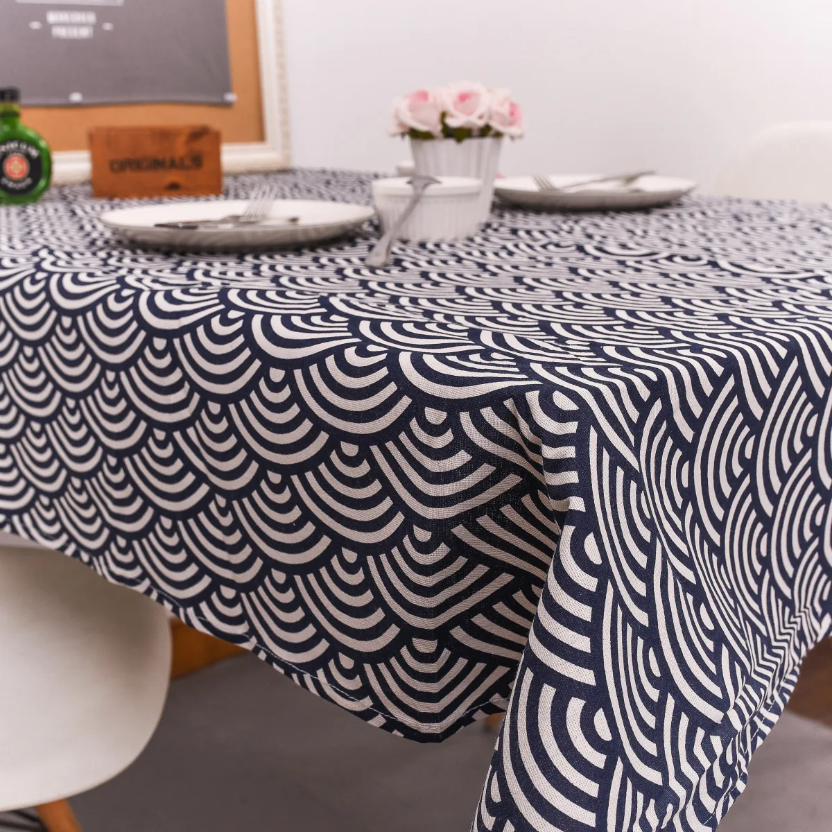 table cloths Натуральная Смешанная скатерть, современный фламинго, покрытие стола, полотенце, мебель для ресторана, украшение, скатерть для кухни - Цвет: table cloths