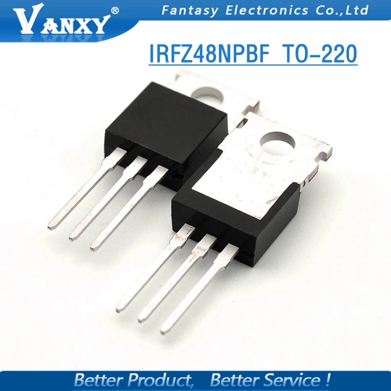 100 шт. IRFZ48N TO220 IRFZ48NPBF TO-220 IRFZ48 Новый и оригинальный IC | Электронные компоненты