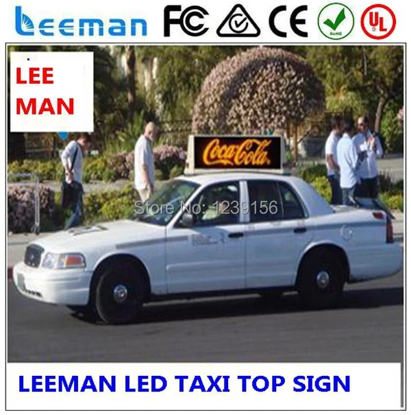 Leeman P5 Такси верхний знак и крыше автомобиля светодиодные экраны p10/p16/p20 реклама