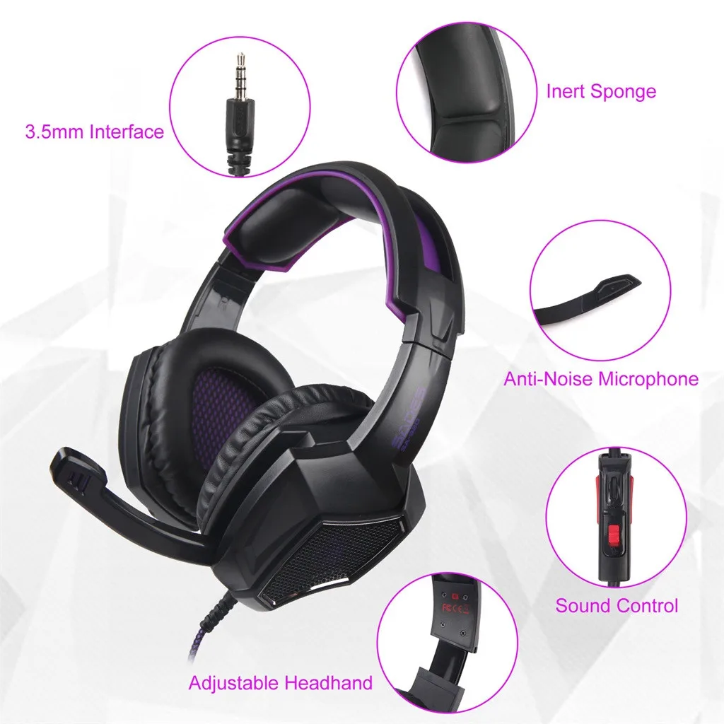Игровая гарнитура MOCH Sades Sa920 для Ps4 геймерские басовые наушники с микрофоном Xbox One