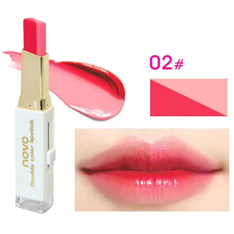 Горячие 8 цветов Красота Макияж двойной Цвет градиент длительный