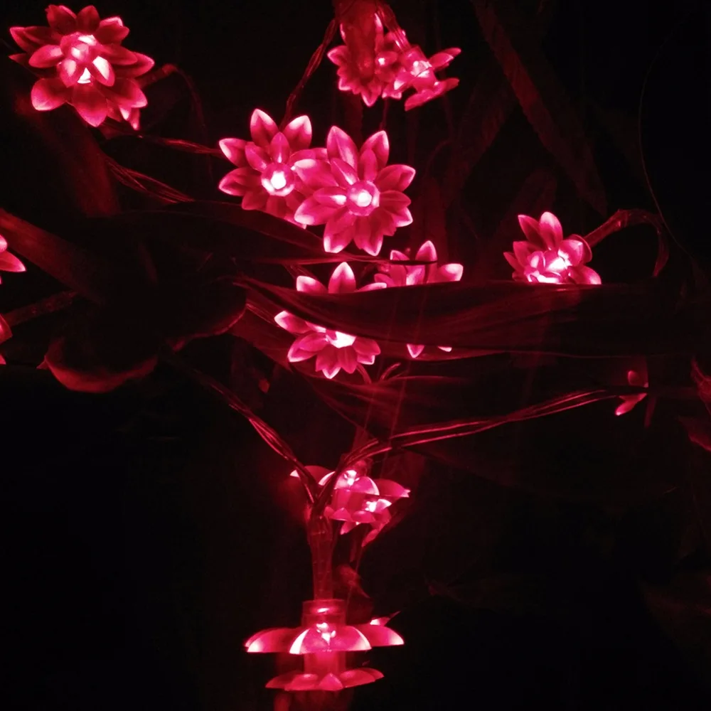 YIYANG 2018 Лотос цветочное светодиодное украшение для праздника гирлянда 3 м 30LED
