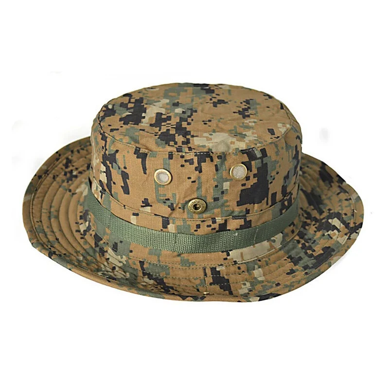 2 Армейская Военная камуфляжная шапка, шапка спецназа Gorras, армейская Охотница, тактическая шляпа от солнца, ковбойская Солнцезащитная шляпа, Бонни, шляпы джунглей CS - Цвет: 2
