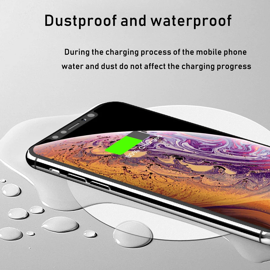 32mm Long Distance Беспроводной зарядное устройство для IPhone 8 8Plus XX XS Макс 11 Pro Samsung