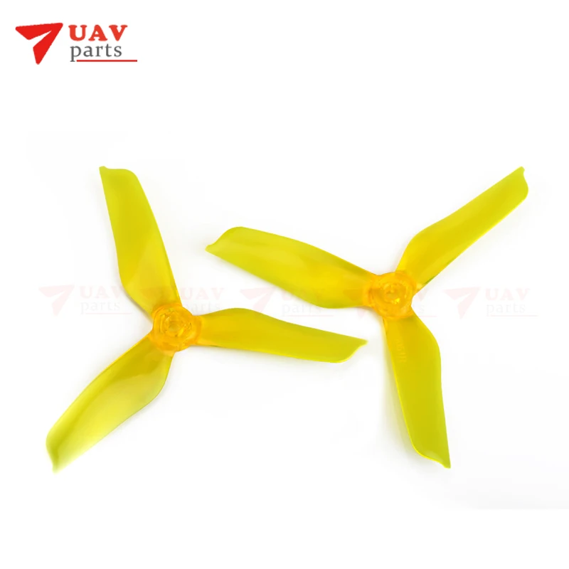 

8 pairs DYS FPV tri blade plastic propeller 5*5.1 inch XT50513 CW/CCW PC Material w/ jelly color Props