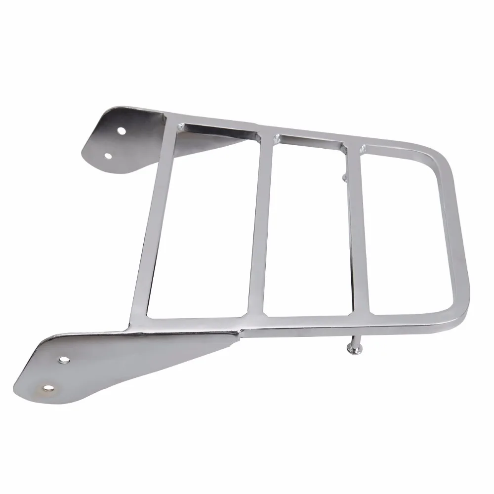 Yamaha V-Star 1100 Classic/ Dragstar XVS 1100 Motorcycle Chrome Sissy Bar Luggage Rack (2000-2011) - Best Deals image 4