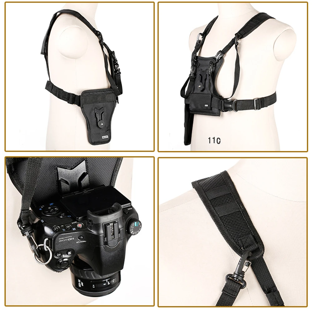 Многофункциональный жилет для камеры Micnova нагрудный ремень переноски DSLR с