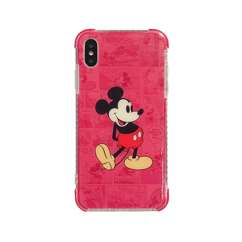 Для iphone XS Max милые Микки Минни Подушки Безопасности телефонные чехлы для XR X 7 плюс