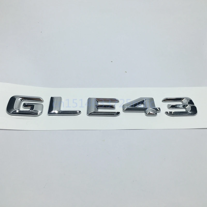 Хромированный АБС пластик GLE 43 для багажника автомобиля задние буквы значок