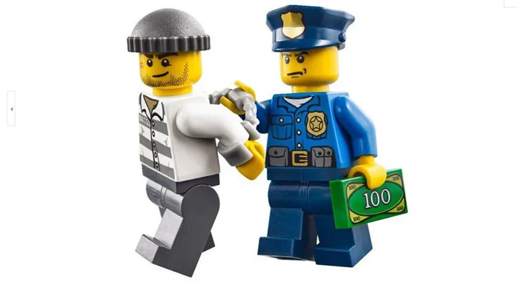 Городской полицейский мобильный блок совместимый с 60044 строительными блоками