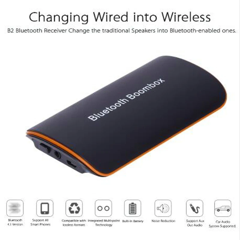 Беспроводной автомобильный Bluetooth приемник Dehyaton B2 3 5 мм AUX аудио стерео BT 4 1