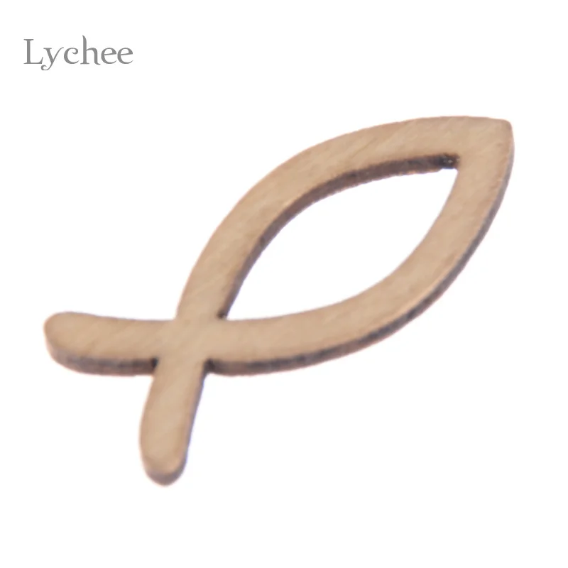 Личи жизни 18 шт./лот чистые необработанные деревянные полые рыбные промыслы