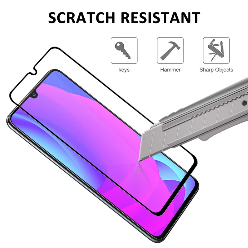 Закаленное стекло с полным покрытием для Samsung Galaxy A70 A705 A705F Защитная пленка экрана