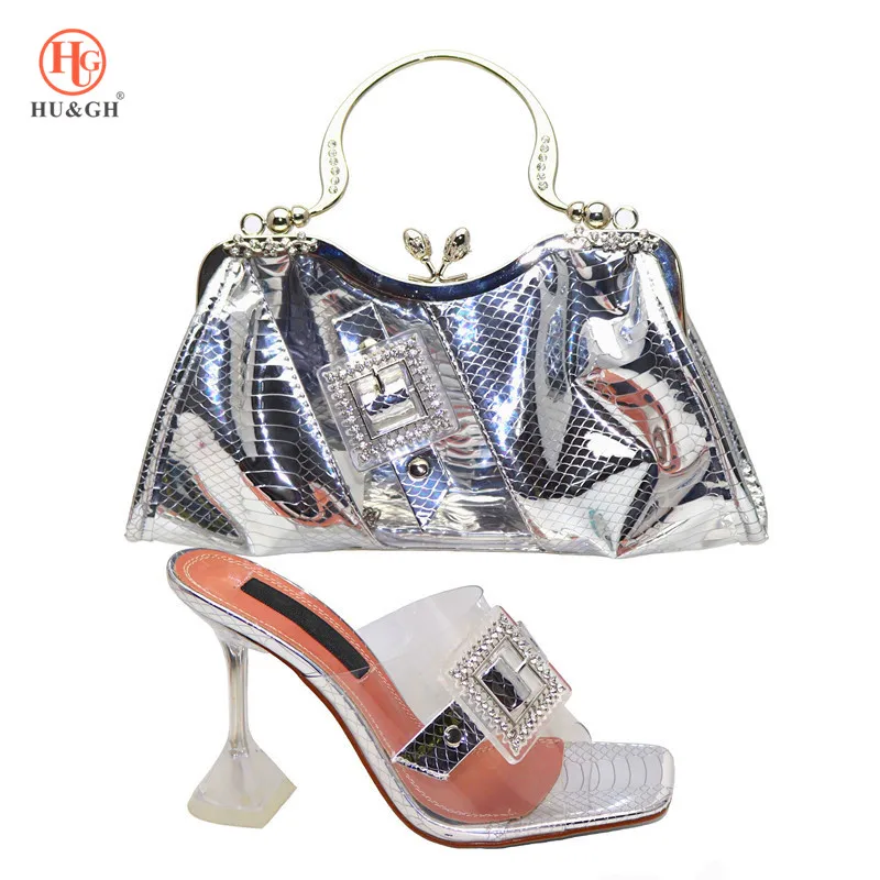 Новейший розовый цвет Итальянская обувь с сумки в комплекте Размер 38–43