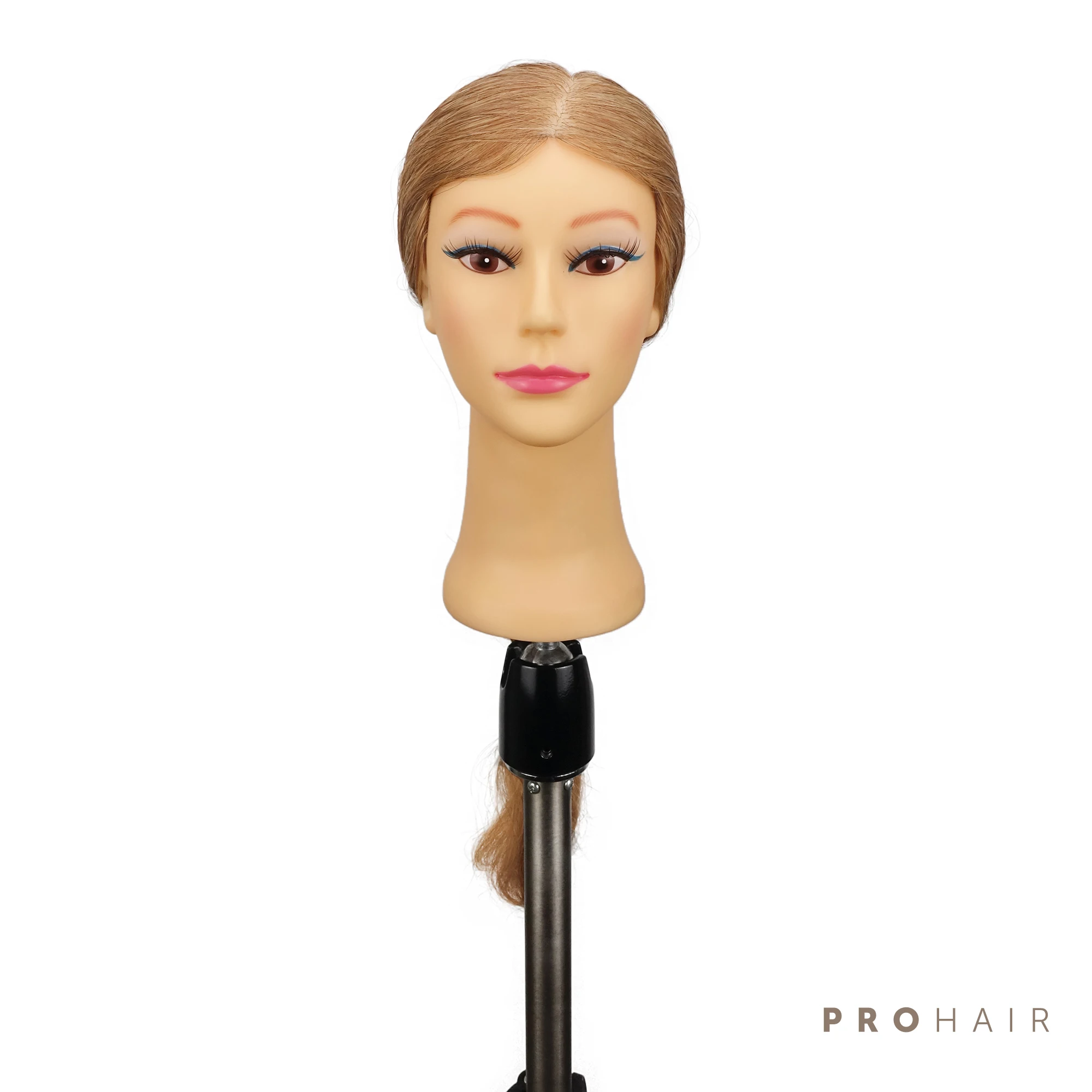 PROHAIR 55 см 22 '𧄀% человеческие волосы темно-блондинка мини-Тренировка головы