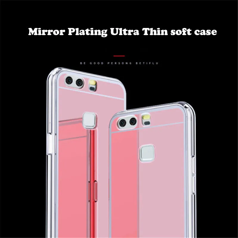 Зеркальный чехол из ТПУ для Huawei Honor 10 8 9 V8 V9 V10 6X 6A 6C 5X 5A 5C 4C 4A 4X 7X 7A 7C P smart Y7 Prime Maimang 6 5 4