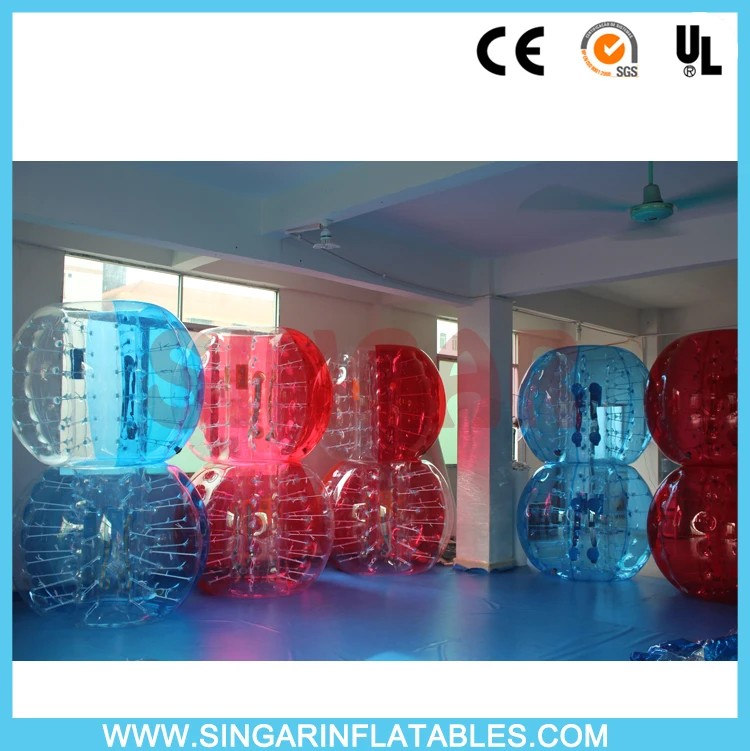 Free shipping 1.0mm PVC 1.5m diameter bubble bump kick ball battle for adults | Игрушки и хобби