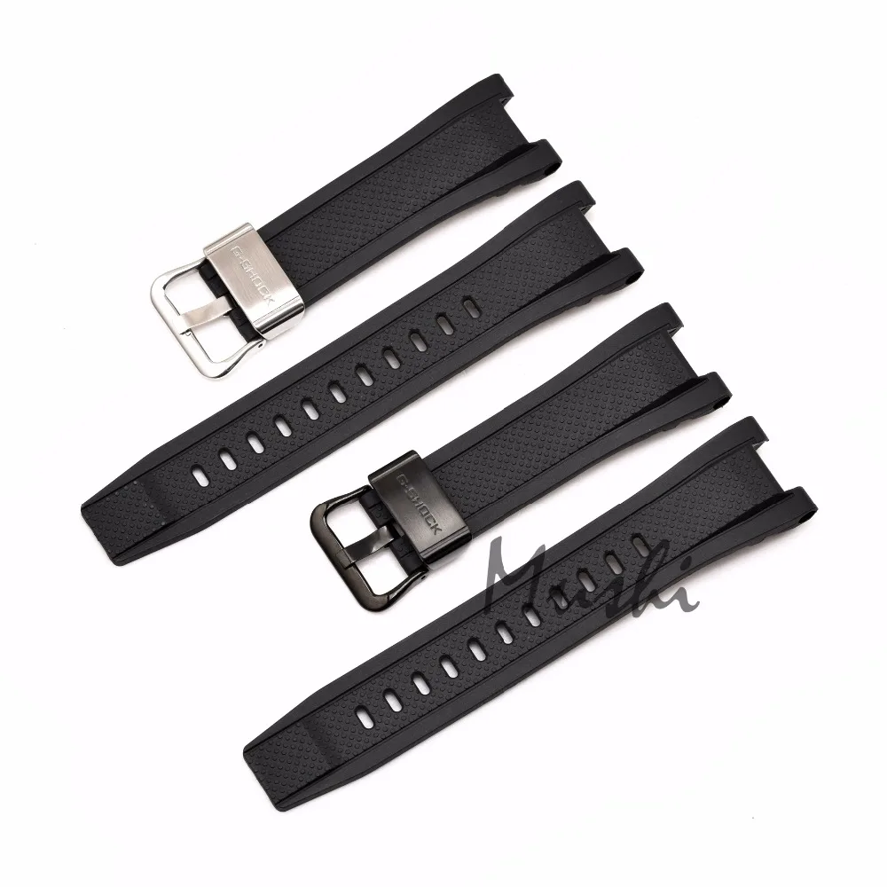 Черный силиконовый резиновый ремешок для часов Casio GST-W300G/W300/S300G/S300/S210B/S100G/S110/W100/W-110 резиновый ремешок для часов+ инструмент