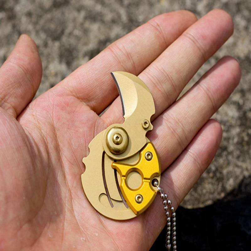 Открытый креативный мини монета складной нож для повседневного использования