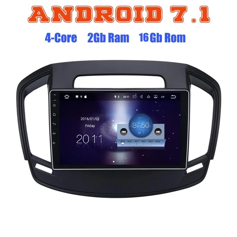 Четырехъядерный Android 7,1 автомобильный радиоприемник gps без dvd-плеера для Opel Insignia с 2G ram wifi 4G US RDS Аудио стерео