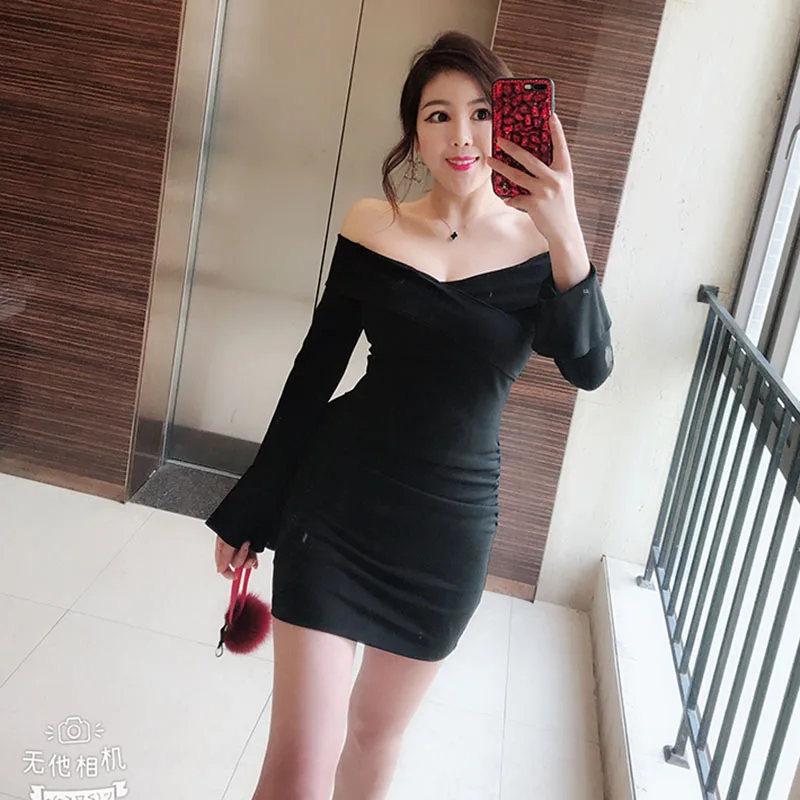 Весеннее однотонное облегающее женское платье модные элегантные облегающие