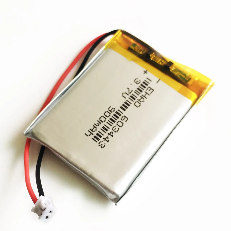 603443 JST ZH 1 5 мм 2 pin 3 7 В 900 мАч литий-полимерная аккумуляторная батарея для MP3 GPS