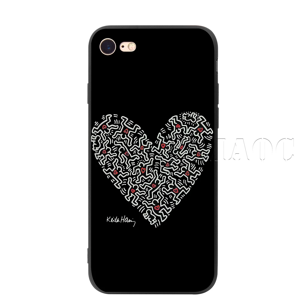 YIMAOC Keith Haring силиконовый мягкий чехол для iPhone 11 Pro XS Max XR X 8 7 6 6S Plus 5 5S SE - Цвет: 1