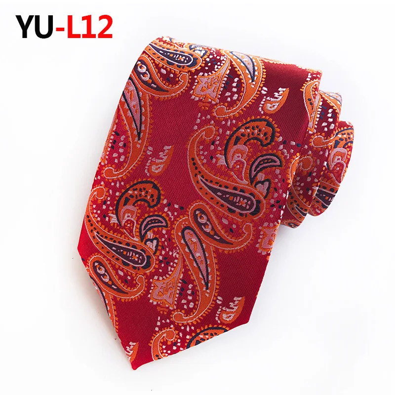 Новые Галстуки Пейсли для мужчин классический деловой галстук высокая плотность