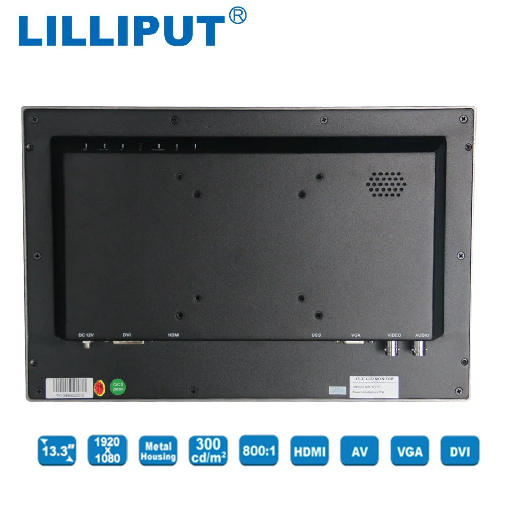 13 3 дюймовые светодиодные дисплеи Lilliput TK1330 NP/C/T Full HD промышленный емкостный
