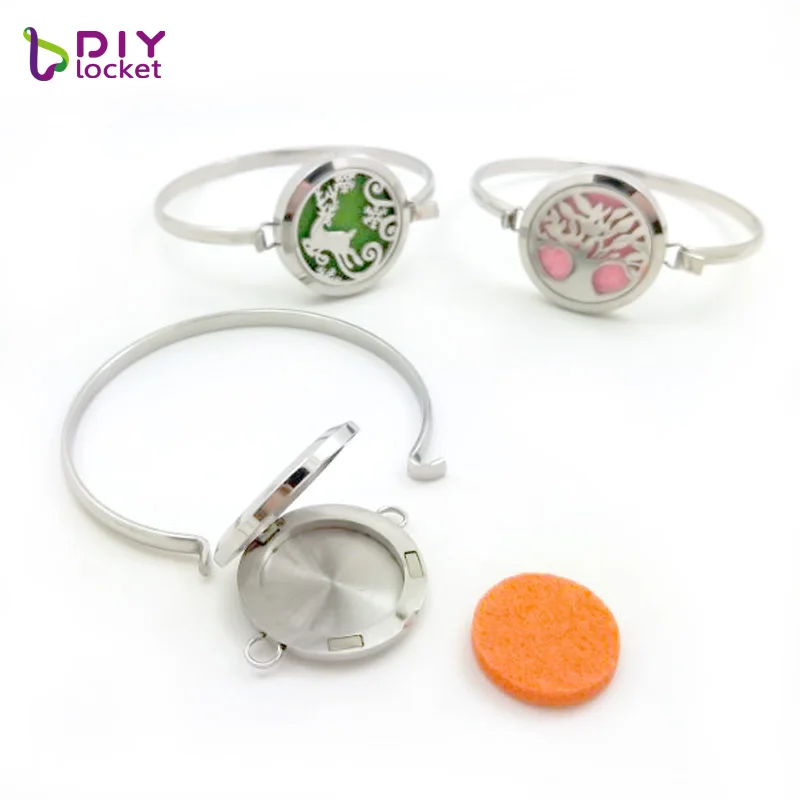 Diylocket Эфирные масла диффузор браслет Сова Нержавеющая сталь медальон Бесплатная