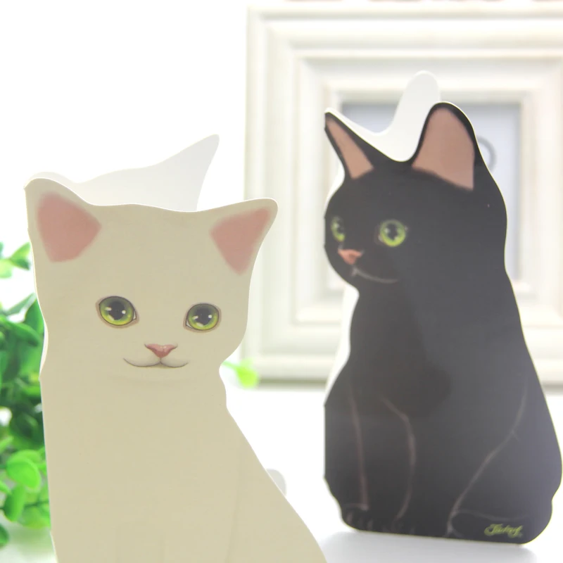 Высокое качество! 1 шт. Милая кошка складная открытка на день рождения