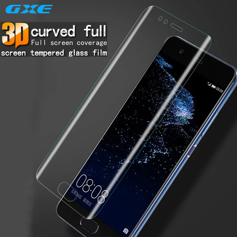 3D изогнутая Защитная пленка для экрана из закаленного стекла Huawei P9 Mate 9 Pro Porsche