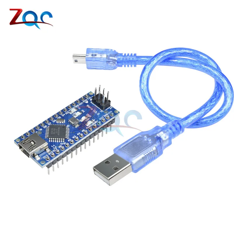 

Nano Mini USB With the bootloader compatible Nano 3.0 controller for arduino CH340 USB driver 16Mhz Nano v3.0 ATMEGA328P Cable