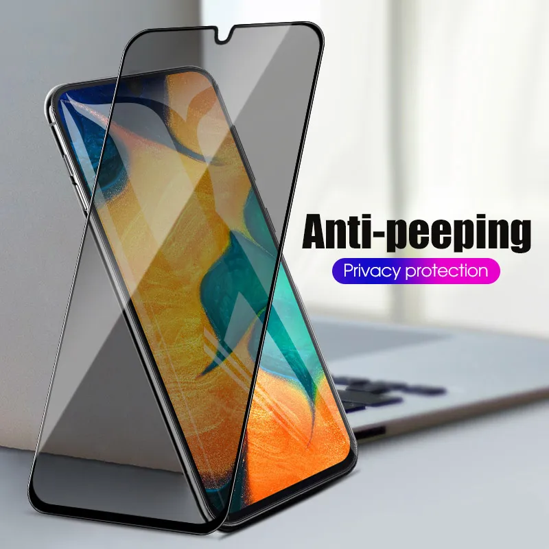 Антишпионское закаленное стекло для samsung Galaxy A30 A50 A8 Защитная пленка для экрана для samsung A6 A8 Plus защитное стекло