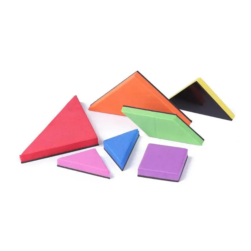 150 шт. Магнитные пазлы Tangram детские игрушки вызов ваш IQ Волшебный набор книг детские игрушки развивающие игрушки для мальчиков и девочек