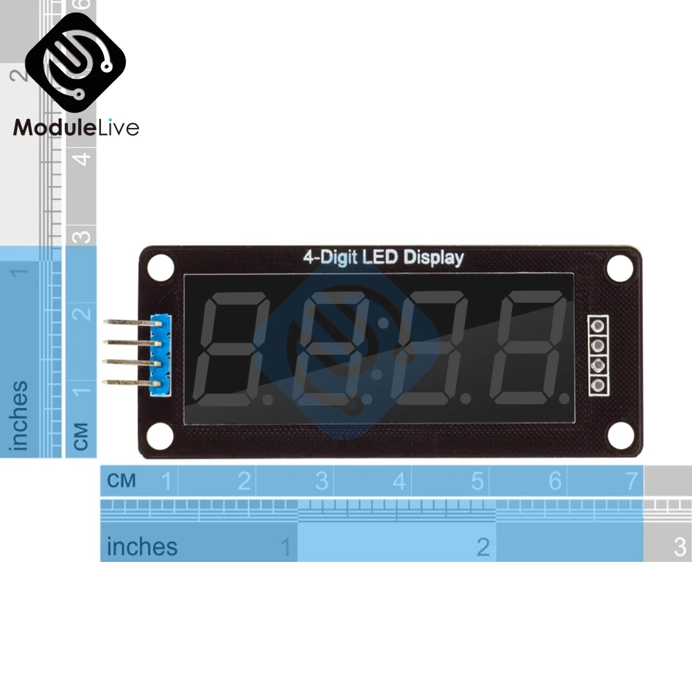 TM1637 0 56 &quot0 дюймов зеленый 7-сегментный 4-цифровой светодиодный дисплей трубки