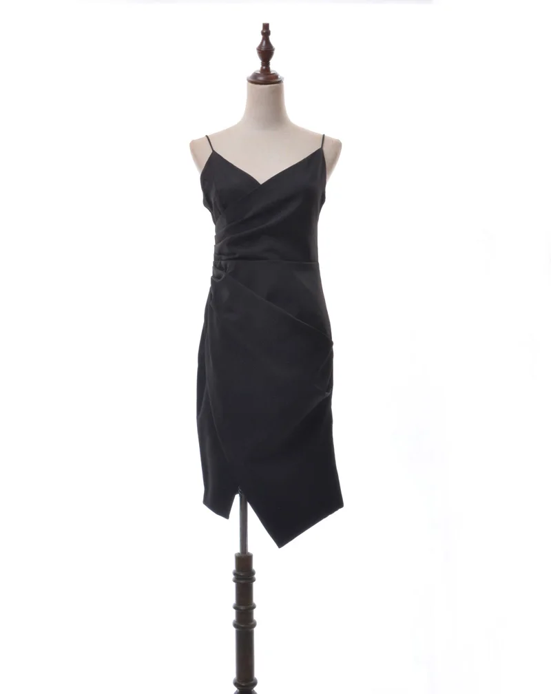 Новинка 2019 женское платье стильное сексуальное на подтяжках с v образным вырезом