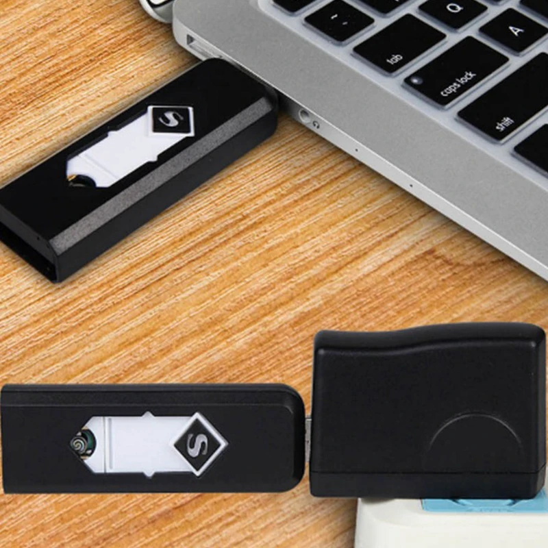 1 шт. ветрозащитная красивая подарочная Бездымная беспламенная USB ветрозащитная зарядная Зажигалка электронные зажигалки аксессуары для курения