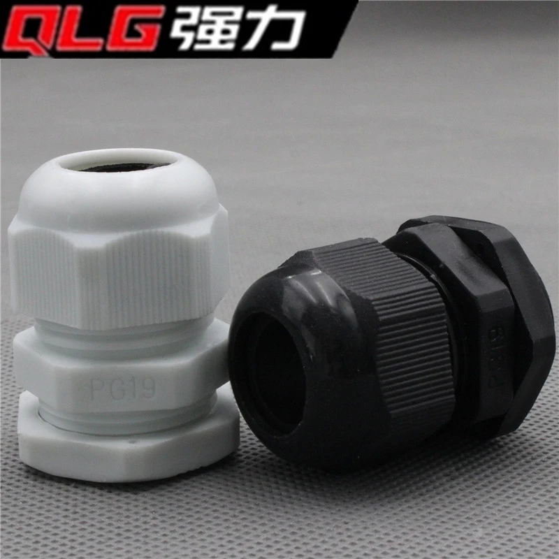 1 шт. водонепроницаемый нейлоновый Пластиковый Кабельный соединитель PG19 для
