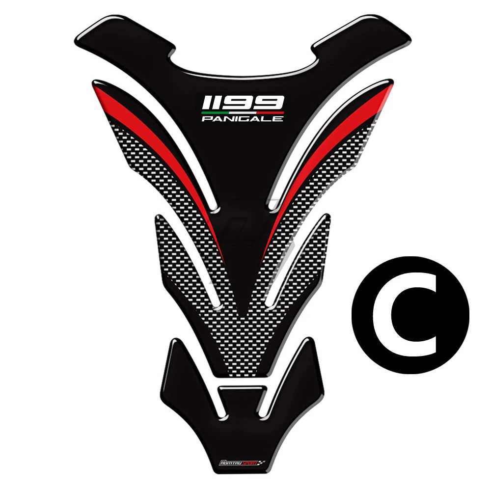 3D Мотоцикл Танк Pad протектор чехол для Ducati 1199 Panigale R S Смола Наклейка для 1199 tankpad