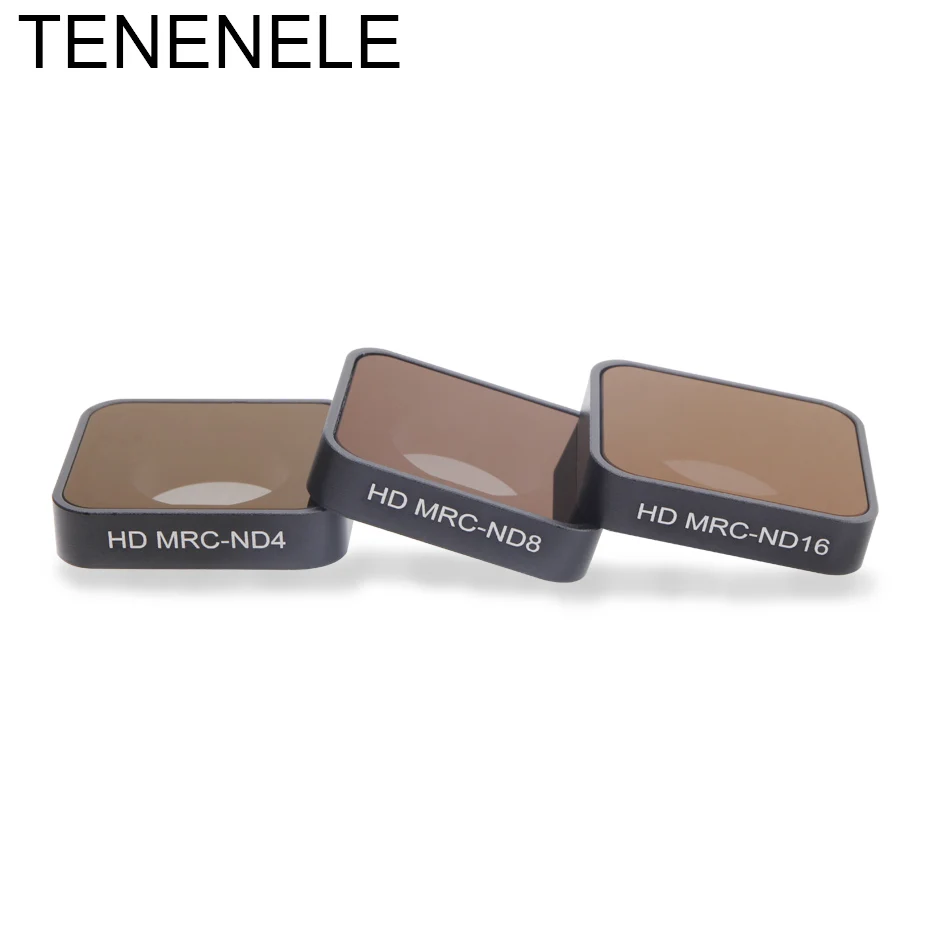 

TENENELE Sport Action Camera Filter Neutral Density Filters Set For GoPro Hero 7 Black ND 4 8 16 Filter Hero7 Black Accessories