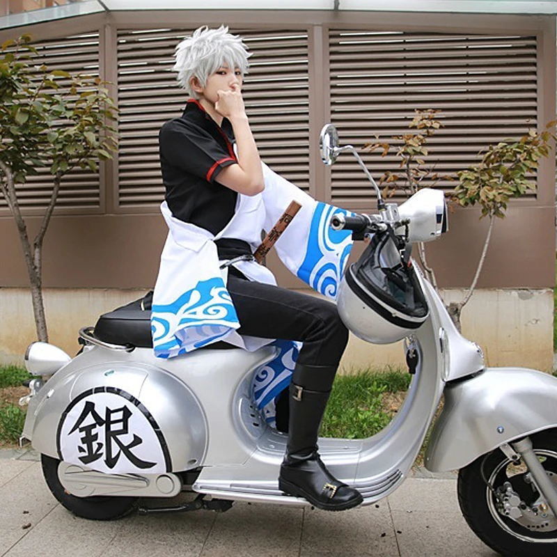 

Gintama Cosplay Silver Soul Sakata Gintoki Cosplay Costume
