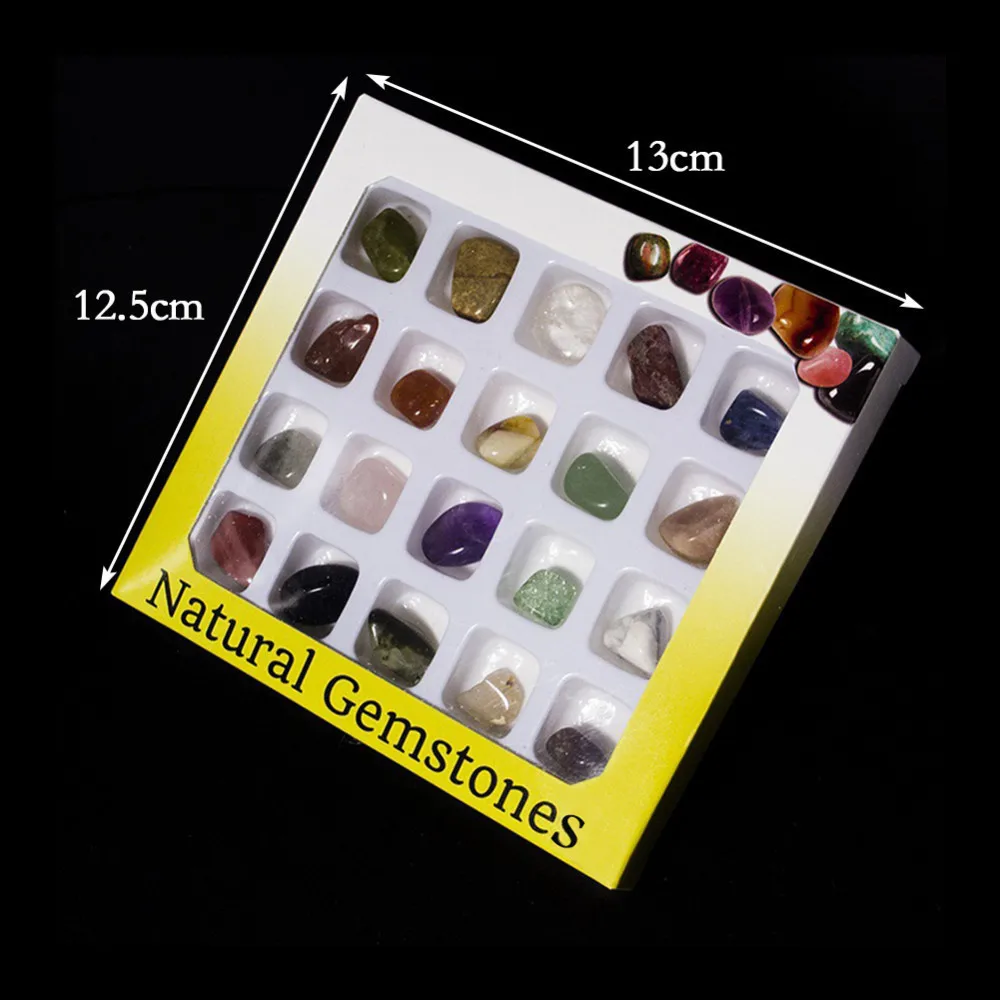 20 шт./кор. разноцветный флюорит неравномерный Агат энергетический камень