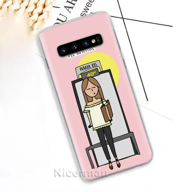 Чехол для телефона samsung Galaxy S10e S10 S8 S9 Plus S6 S7 Edge A40 A50 A70 M20 чехол для доктора медсестры мультяшный Жесткий Чехол для ПК - Цвет: 01